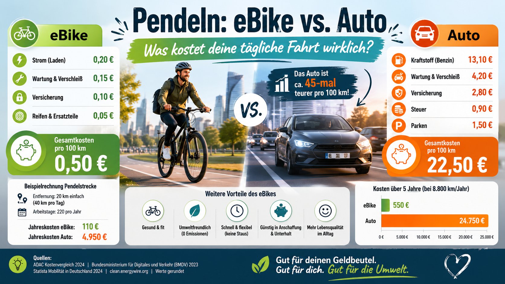 Vergleich-ebike-Auto