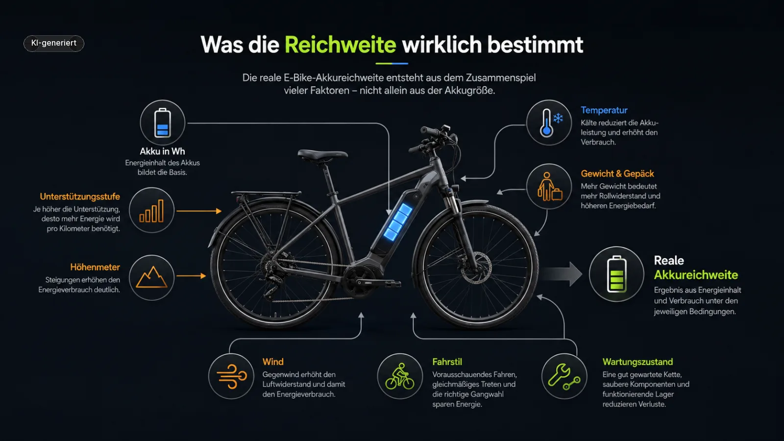 # E-Bike-Akkureichweite: Warum Versprechen und Realität auseinanderliegen
