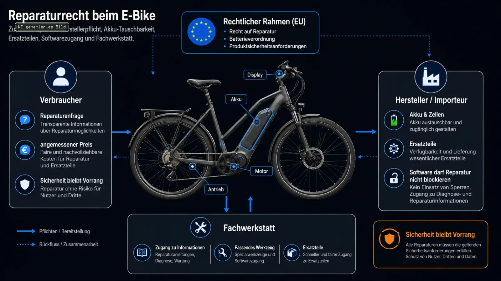 # EU-Recht auf Reparatur: Was bedeutet es für mein E-Bike?
