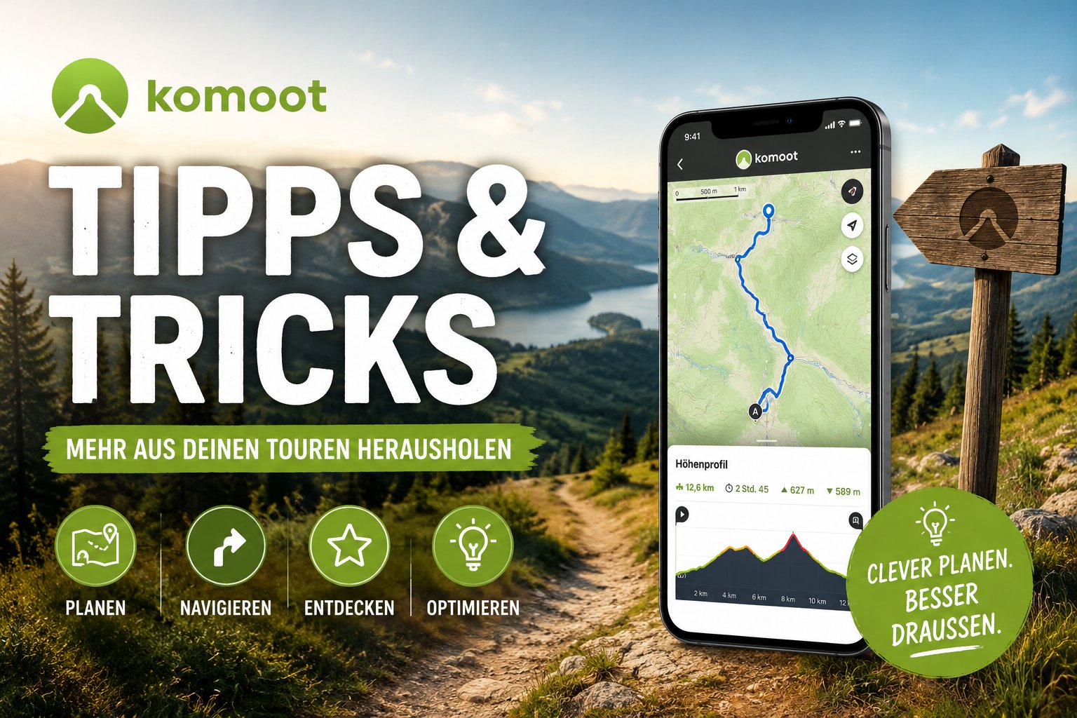 Komoot - Planung, Navigation, Tipps & Tricks