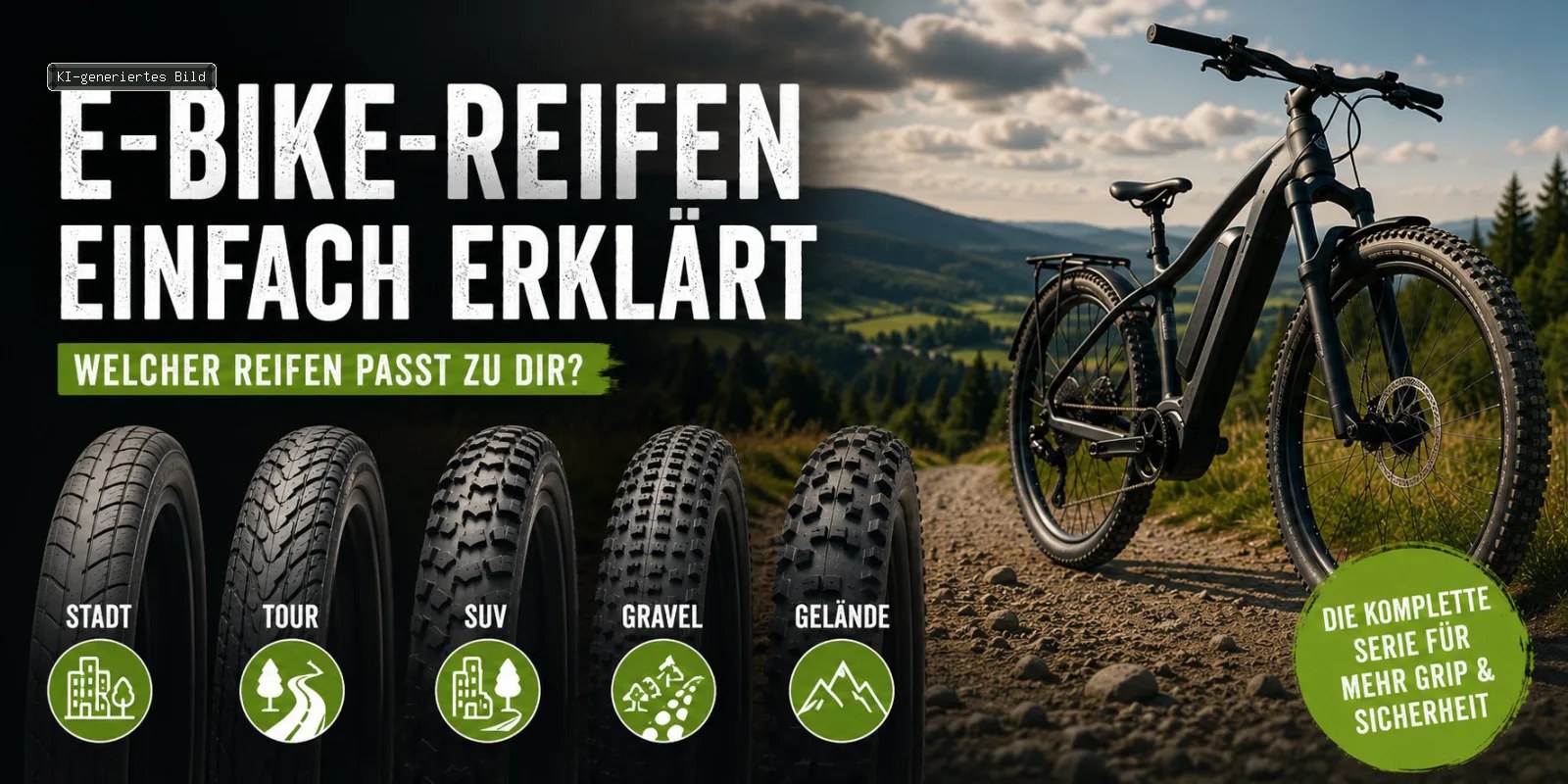 E-Bike-Reifen einfach erklärt
